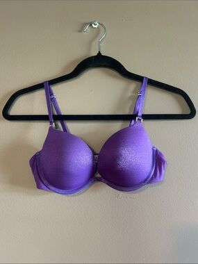 34B La SENZA Purple Shimmer Padded Bra